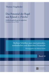 Das Potential Der Regel Aus «Rylands V. Fletcher»