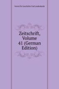 Zeitschrift, Volume 41 (German Edition)