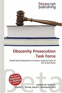 Obscenity Prosecution Task Force