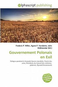 Gouvernement Polonais En Exil