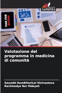 Valutazione del programma in medicina di comunità