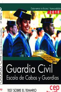 Guardia Civil. Escala de Cabos y Guardias. Test sobre el temario.
