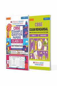 Oswaal CBSE Sample Question Papers & Exam Rehearsal Class 12 Mathematics (Set of 2 Books) For 2025 Board Exam