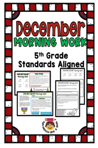 Fifth Grade Morning Work for December