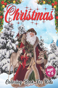 Christmas Coloring Book for Kids Ages 4-8