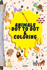 Animals Dot to Dot & Coloring