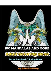 100 Mandalas And More Adut Coloring Book