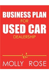 Business Plan For Used Car Dealership