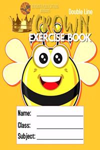 Crown Exercise Book (Double Line) Yellow