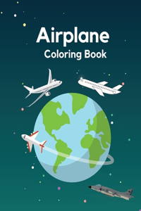 Airplane Coloring Book