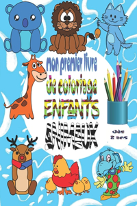 Mon premier livre de coloriage enfants ANIMAUX dès 2 ans