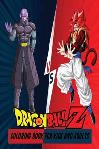 Dragon Ball Z Coloring Book For Kids And Adults