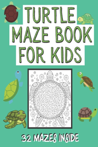 Turtle Maze Book For Kids