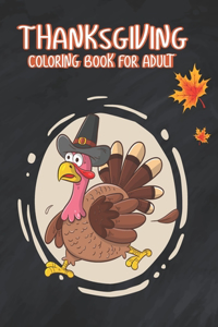 Thanksgiving Coloring Books for Adults