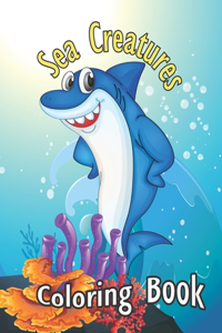 Sea Creatures Coloring Book