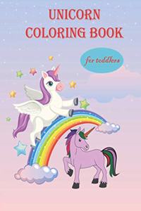 Unicorn coloring book for toddlers