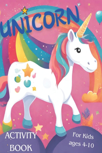 Unicorn Activity Book for Kids ages 4-10
