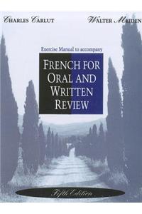 Workbook/Lab Manual for French for Oral and Written Review, 5th