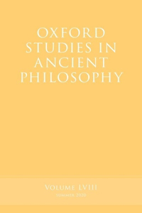 Oxford Studies in Ancient Philosophy, Volume 58