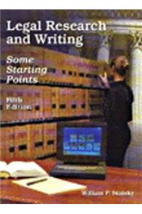 Legal Research and Writing