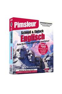 Pimsleur English for German Speakers Quick & Simple Course - Level 1 Lessons 1-8 CD
