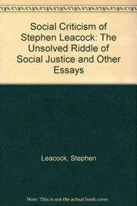 Social Criticism of Stephen Leacock