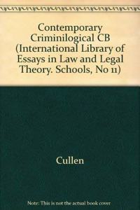 Contemporary Criminological Theory