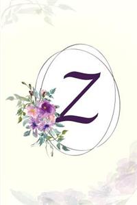 Z - Monogrammed Gratitude Journal