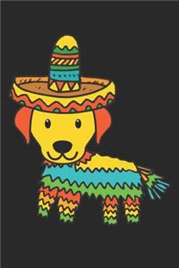 Labrador Retriever Notebook 'Cinco De Mayo' - Gift for Labrador Retriever Lovers - Labrador Retriever Journal