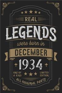 Real Legends were born in December 1934