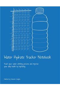 Water Hydrate Tracker Notebook