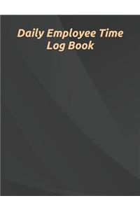 Daily Employee Time Log Book