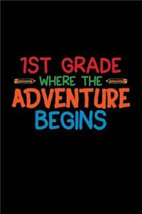 First Grade Where The Adventure Begins