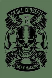 Skull Cross Fit Mean Machine
