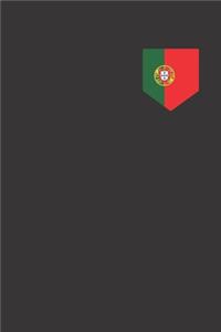 Portugal National County Flag Notebook Journal