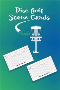 Disc Golf ScoreCards