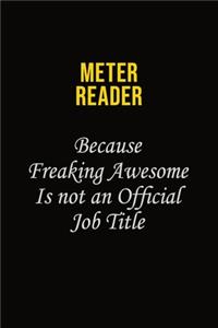 Meter Reader Because Freaking Awesome Is Not An Official Job Title