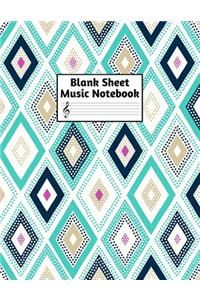 Blank Sheet Music Notebook