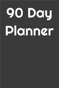 90 Day Planner