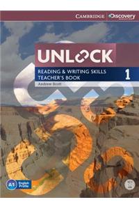 Unlock Level 1 Reading and Writing Skills Teacher's Book with DVD