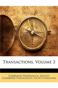 Transactions, Volume 2
