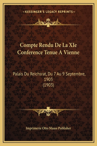 Compte Rendu De La XIe Conference Tenue A Vienne