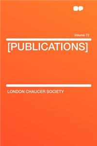 [publications] Volume 72