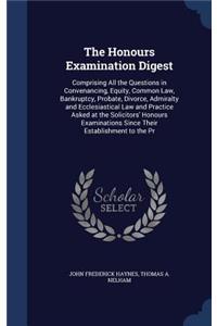 The Honours Examination Digest