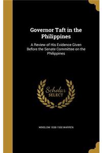 Governor Taft in the Philippines