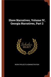 Slave Narratives, Volume IV, Georgia Narratives, Part 2