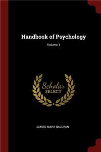 Handbook of Psychology; Volume 1