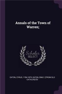 Annals of the Town of Warren;