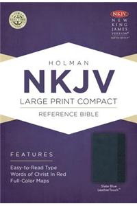 Large Print Compact Reference Bible-NKJV