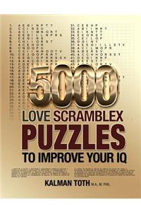 5000 Love Scramblex Puzzles to Improve Your IQ